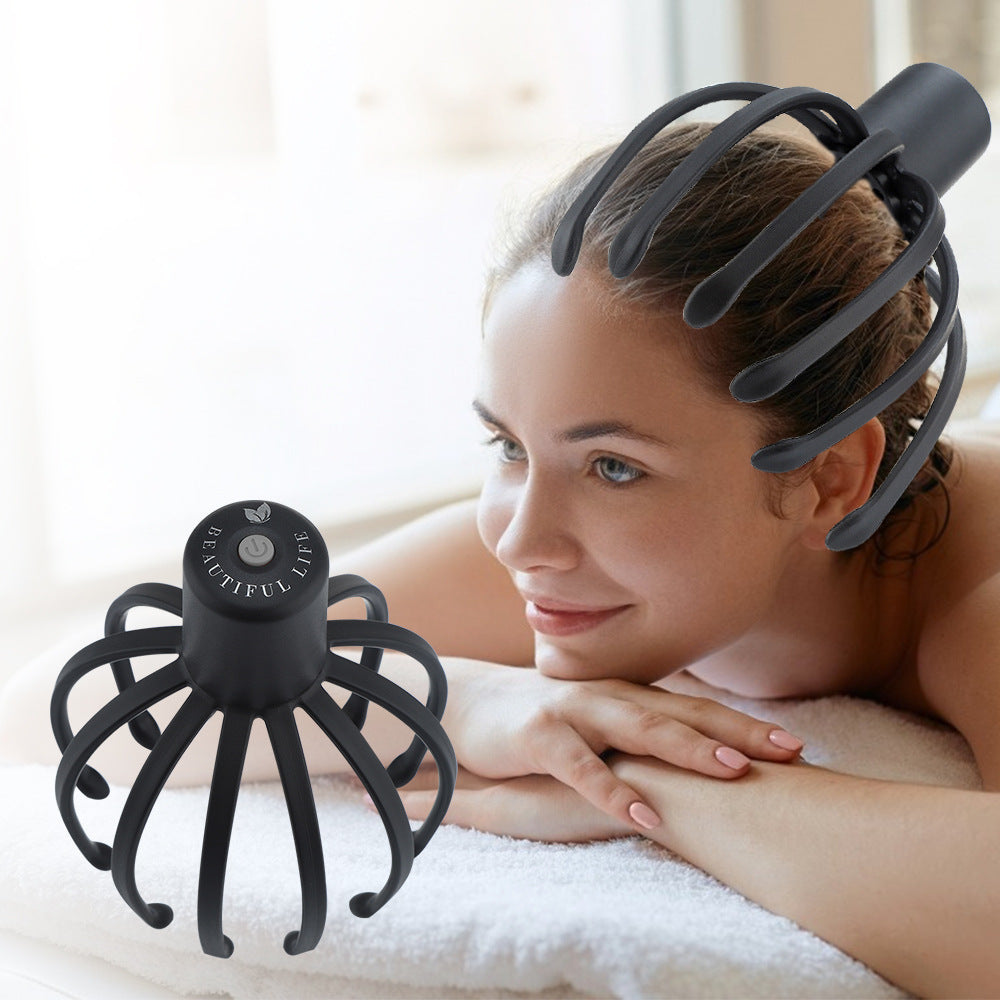 USB Rechargeable Electric Scalp Massager with Vibrate