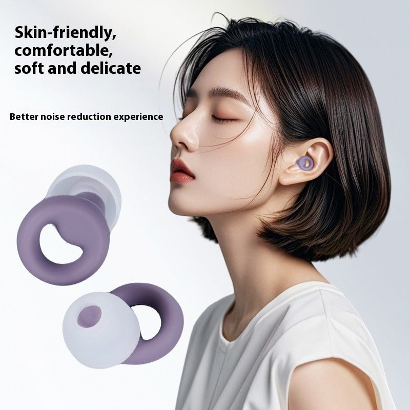 Silicone Noise Cancelling Waterproof Earplugs