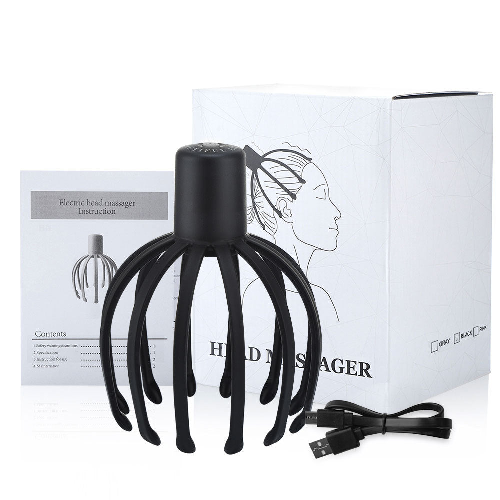 USB Rechargeable Electric Scalp Massager with Vibrate