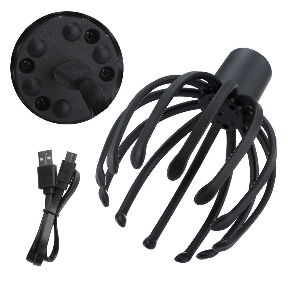 USB Rechargeable Electric Scalp Massager with Vibrate