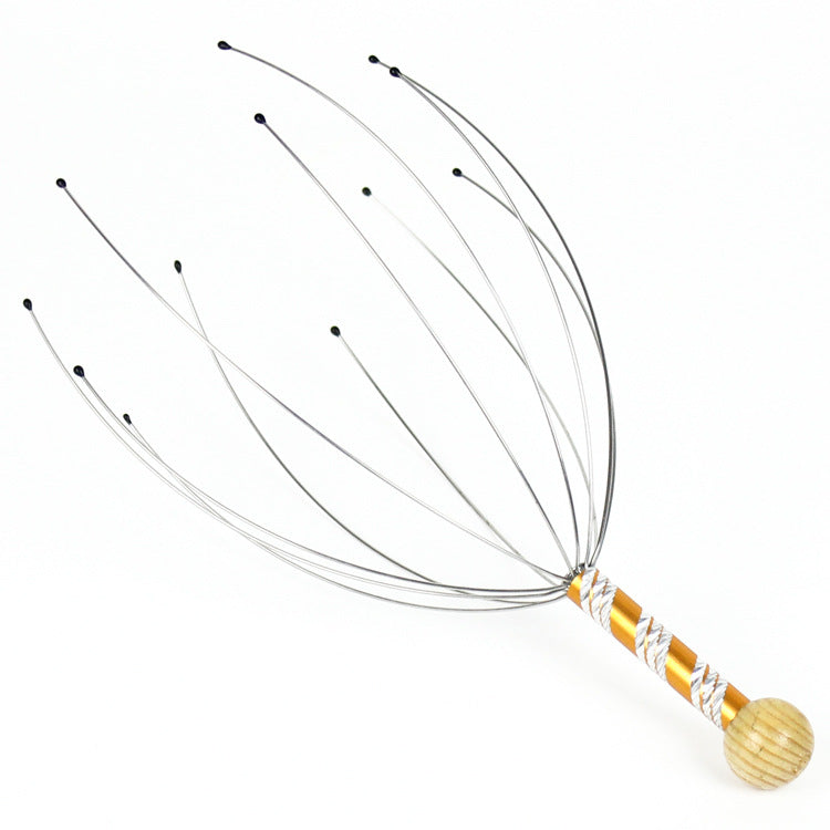 Octopus Head Massager for Scalp and Back Relief