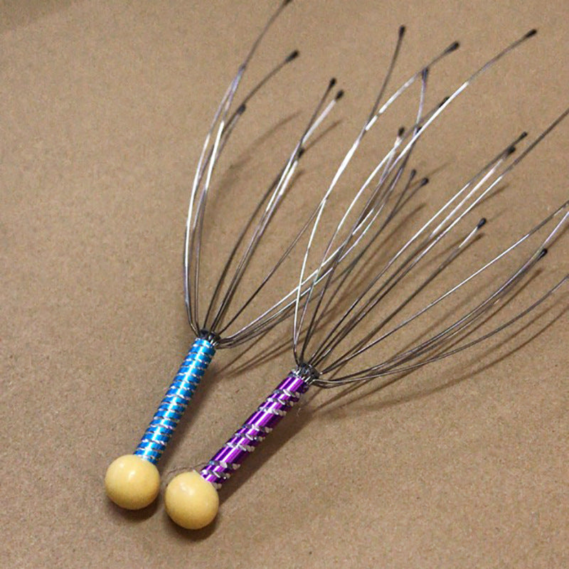 Octopus Head Massager for Scalp and Back Relief