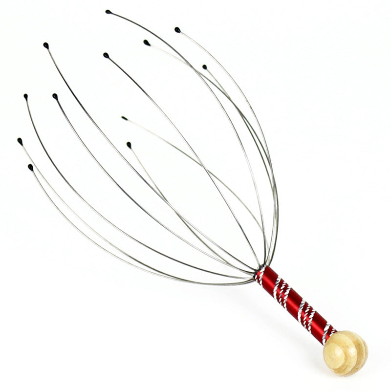 Octopus Head Massager for Scalp and Back Relief