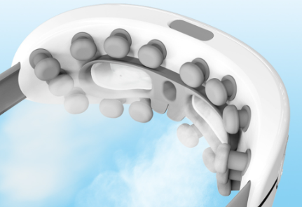 Smart Eye Massager with Steam and Heat Relief Device