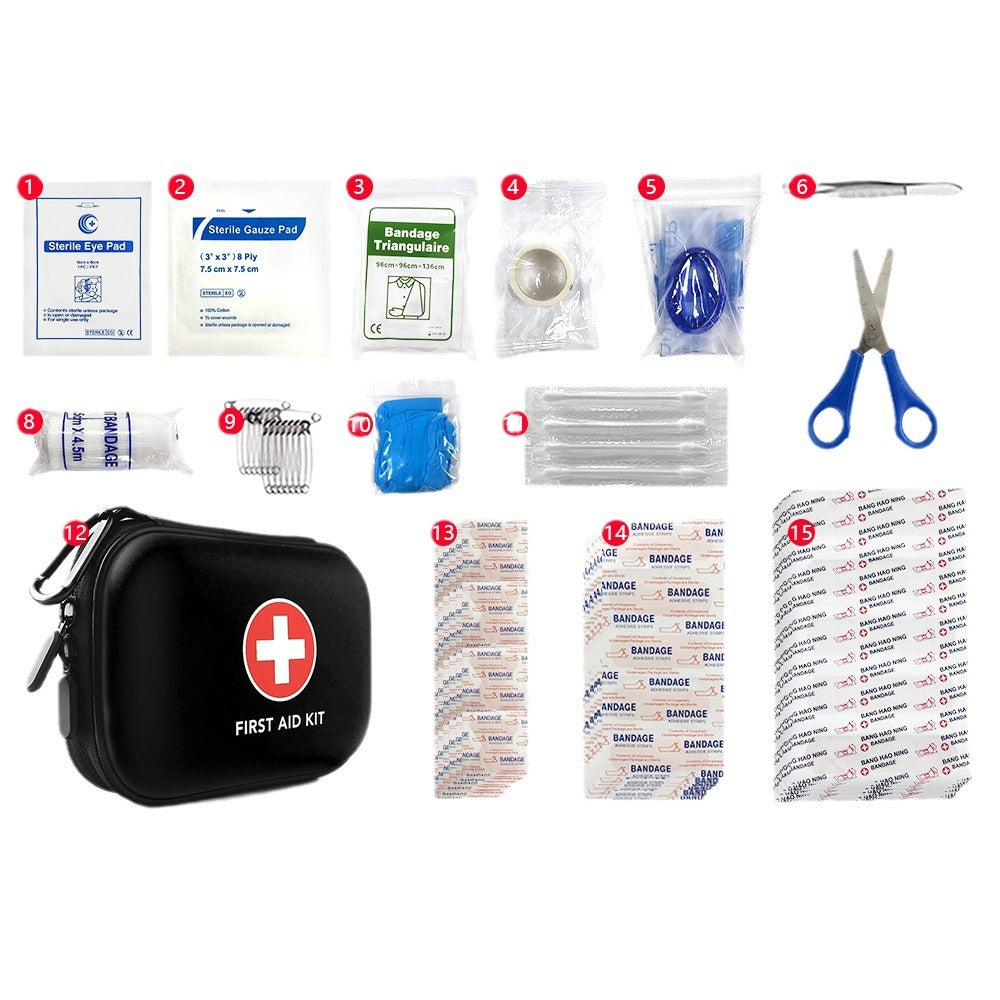 Portable First Aid Kit (Full Set or Empty Bag)