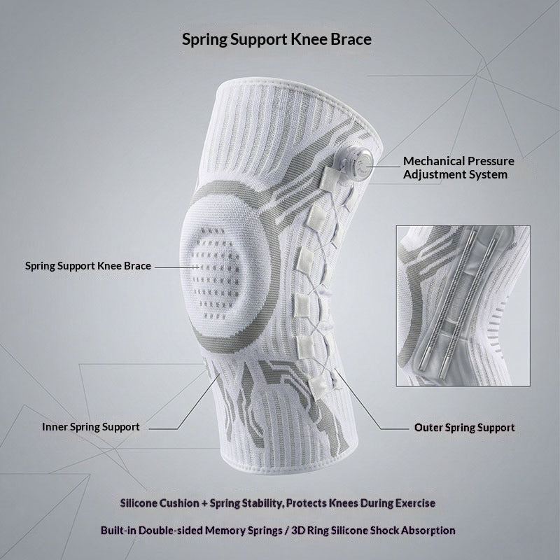 Adjustable Spring Knee Support Brace