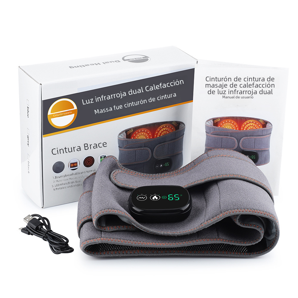 Electric Heating Massage Waist Belt for Seniors